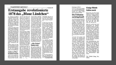 Original Zeitungsbericht